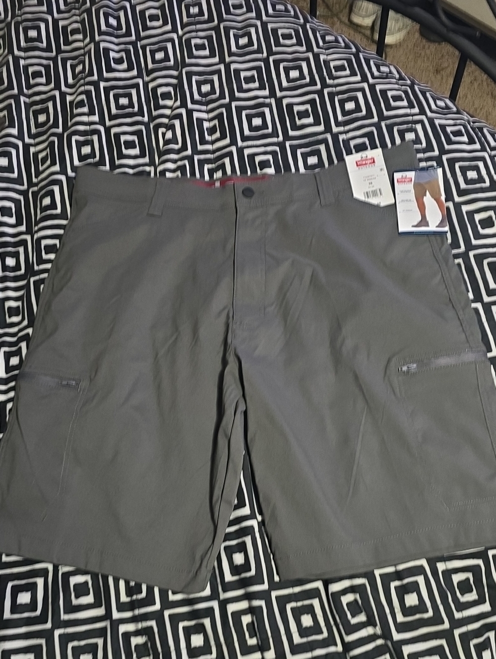 Wrangler Outdoor Charcoal Cargo Shorts
